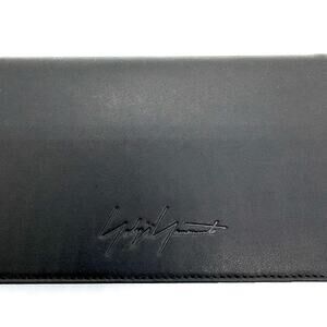 Yohji Yamamoto Pour Homme Leather Cellphone Case Black